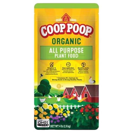 Coop Poop Coop Poop Organic Soil All Purpose Plant Food 4 lb HGR243CP4